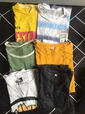 Preloved baju anak cowok kondisi 80/90% yg mesti dijahit