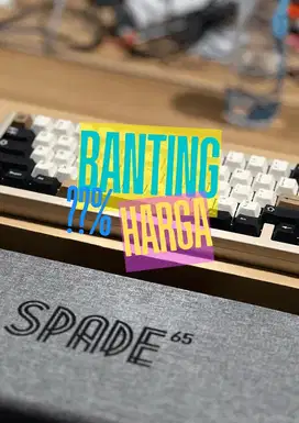 [JUAL CEPAT] SPADE65 MECHANICAL KEYBOARD || ORIGINAL - 99% Like New!