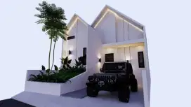 Rumah scandinavian tengah kota purwodadi
