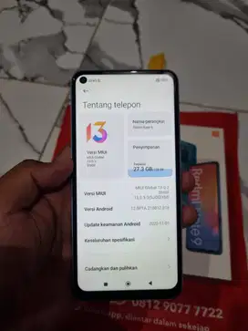 Redmi Note 9 6/128 No Minus Fullset Polar White