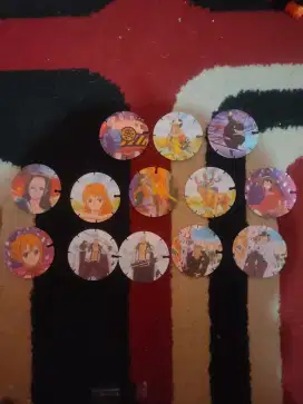 Tazos one piece chikiball chiki coins