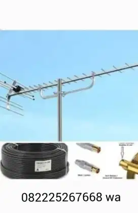 Ahli jasa pasang antena TV digital service parabola dan camera CCTV