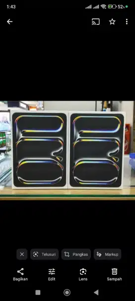 Ipad pro M4 256GB 11iN garansi 1 tahun wifi only