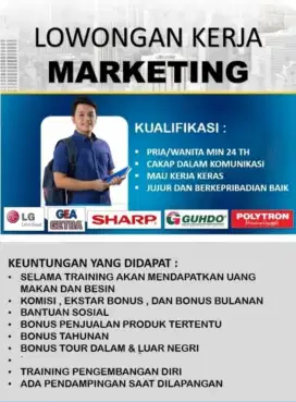 loker penjual (sales eletronik)