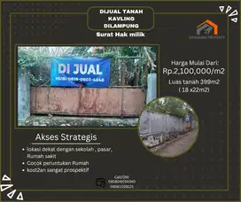 Dijual Tanah letak Strategis Bandar Lampung