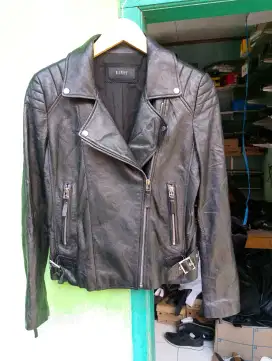 Jaket kulit domba Ramones Blupepe