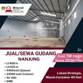 JUAL/sewa GUDANG NANJUNG BANDUNG-Lokasi Strategis,Masuk kontainer &gt;&gt;JU