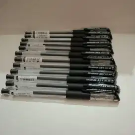 HARGA PROMO: Pulpen Standard AE7 Gel Hitam 0.5 (12 pcs)