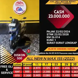 YAMAHA ALL NEW N MAX 155 TH 2022 PLAT TANGERANG KREDIT DP  500