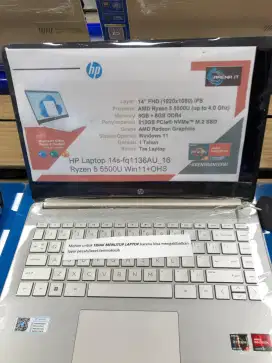 LAPTOP HP MEMORY 8 + 8 WINDOWS 11