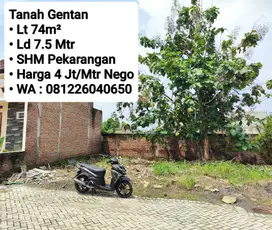 Jual Tanah Siap Bangun Area Gentan, Dekat Laweyan, Solo Baru