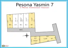 Tanah Kavling Kota Bogor Dekat Tiktop Supermarket Yasmin, SHM