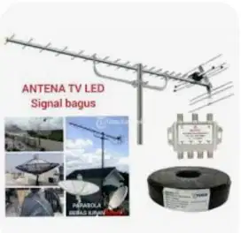 Spesialis pasang antena TV digital service parabola dan camera CCTV