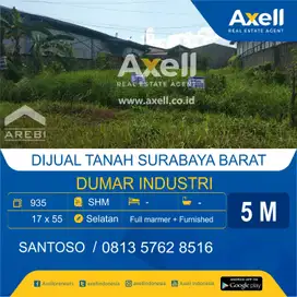Tanah Pergudangan Dumar Industri Dijual