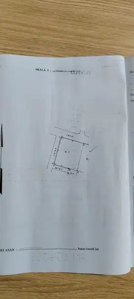 tanah luas  kotak di geger kalong dijual cepat