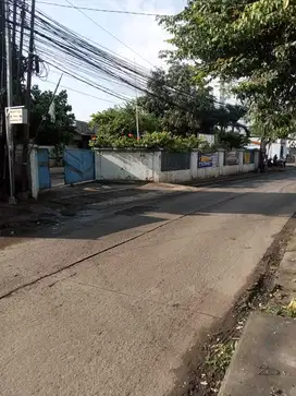 Tanah ex pabrik Percetakan di pinggir jalan bintara jaya bekasi barat