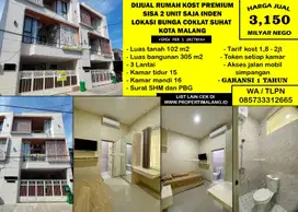 Rumah kos lokasi jalan bunga coklat suhat
