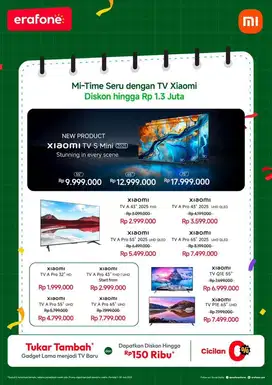 Ada tv juga nihh !! XIOMI