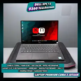 Dell Xps 13-9360 Core i5 7200U Gen7 Ram8GB Ssd256GB 13,3inch