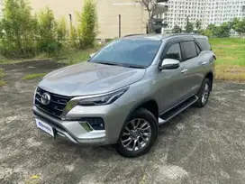 Like New Toyota Fortuner 2.4 4x2 VRZ Solar-AT 2021 Abu-abu