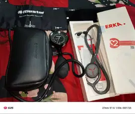 tensi meter analog riester dan stetoskop erka