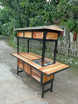 Gerobak Angkringan jg Melayani Pesanan Grobak Bakso Mie Bubur Sate dlL