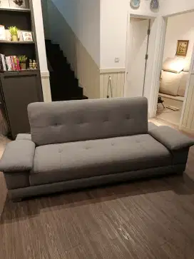 Sofa bed ganti cover+tambah busa