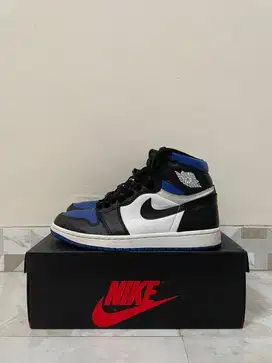 Nike Air Jordan 1 High Royal Toe Original 100%