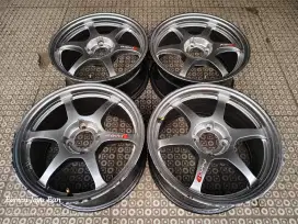 Velg lenso R15 pcd 4x100 untuk brio jazz ayla sigra calya karimun