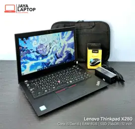Lenovo Thinkpad X280 Core i5 RAM 8GB SSD 256GB Laptop Second Bekas