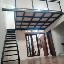 Terima Pasang Mezanine Indoor Outdoor Bahan Kalsiflor Besi WF Hollo