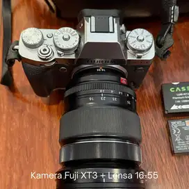 Kamera Fuji XT-3 dan Lensa 16-55