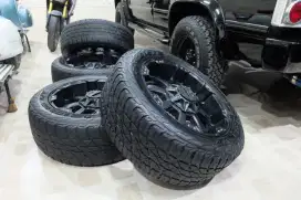 Velg r20 ban AT 6X139.7 pcd Fortuner, Pajero, Terrano dan sejenisnya