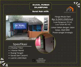 DiJual Rumah Letak Menarik Di Bandar Lampung