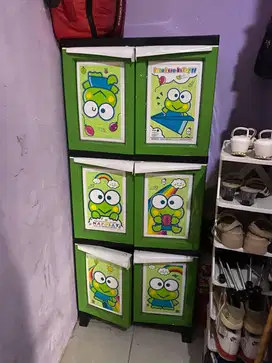 LEMARI PLASTIK NAPOLY KEROPI 3 SUSUN