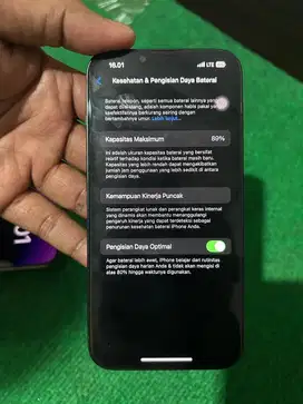 Iphone 14 128GB Garansi Resmi on biru tua. Mulus