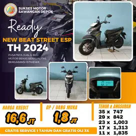 HONDA NEW BEAT STREET ESP THN 2024 UNIT MULUS CASH KREDIT BERGARANSI