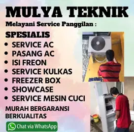 Service Ac Mesin cuci Kulkas Freezer Box Bongkar Pasang Ac Panggilan