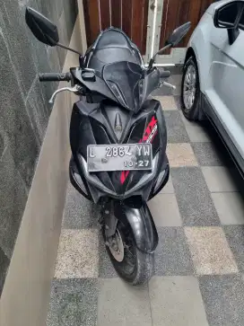 Yamaha Aerox L surabaya dijual apa adanya baru servis didealer