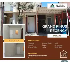 Rumah di jual Cepat Strategis Abis di Cluster Grand Pinus regency
