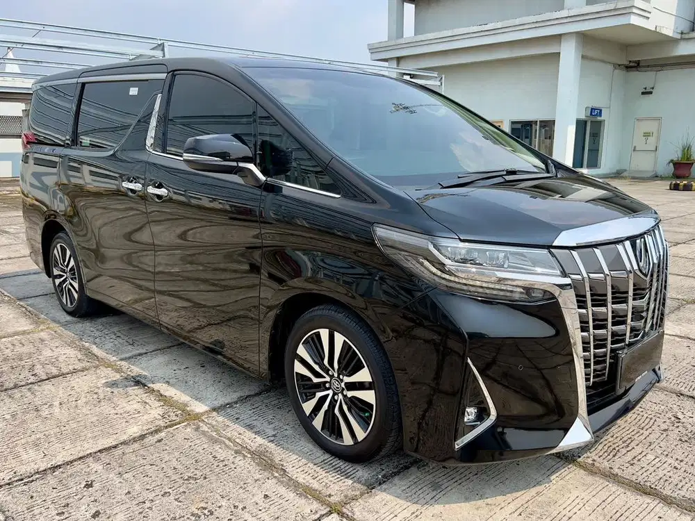 [LOW KM 42.000] TOYOTA ALPHARD G ATPM 2018 HITAM TT 2019 SC