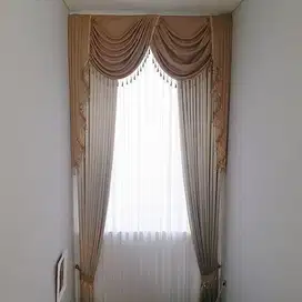 Cod Tirai Gorden Jendela Gordyn Mewah Hordeng Model Terbaru Murah