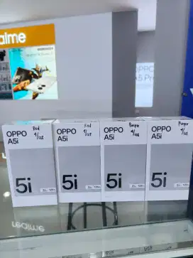 New OPPO A5i 4+4GB/128GB Resmi Segel