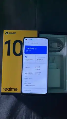 JUAL CEPAT BU REALME 10 8+4/256 FULLSET NO.MINUS