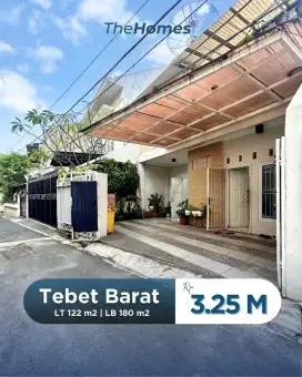Dijual rumah 2lantai dekat eco park lokasi tebet barat jakarta selatan