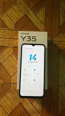 JUAL BUTUH VIVO Y35 6/128 FULLSET NO MINUS