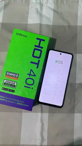 JUAL BUTUH INFINIX HOT 40i 8+8/256 FULLSET NO MINUS