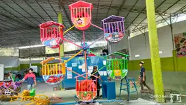 Kincir Mini isi 6 gerbong wahana Permainan Pasar malam