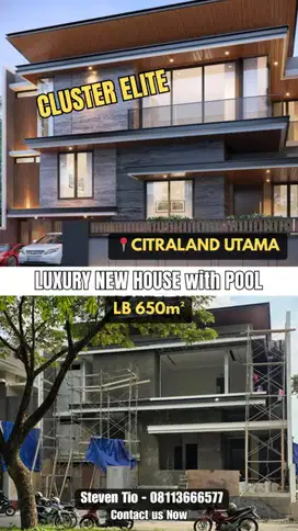 Dijual Rumah Luxury New Gress Cluster Elite, Citraland Utama