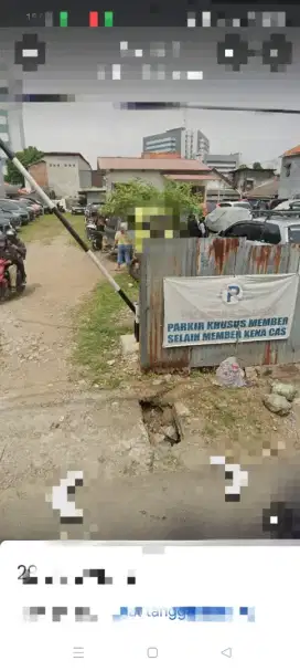 Disewakan lahan luas 900m² dibelakang SMKN 10 cawang